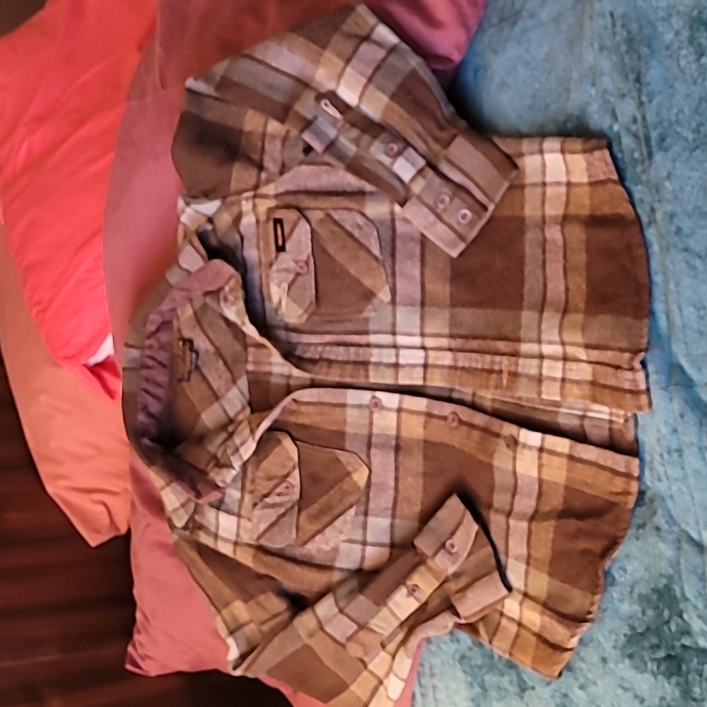 Volcom kids flannel
